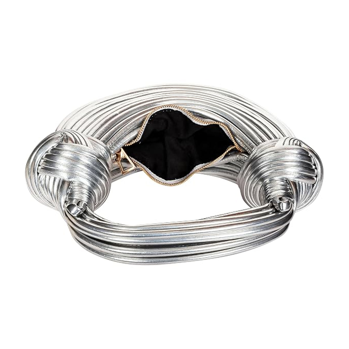Silver - Side - Where´s That From Metallic Shoulder Bag