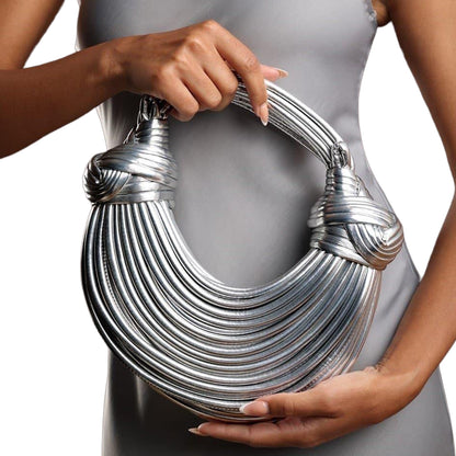 Silver - Lifestyle - Where´s That From Metallic Shoulder Bag