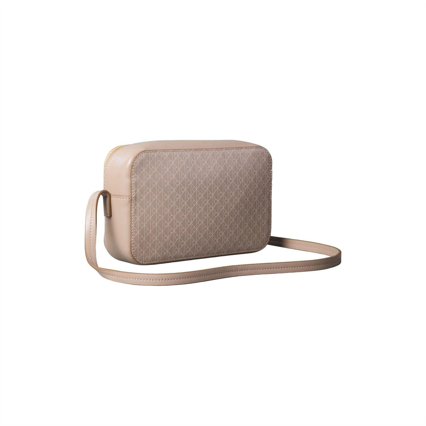 Taupe - Side - Calvin Klein Monogram Camera Bag