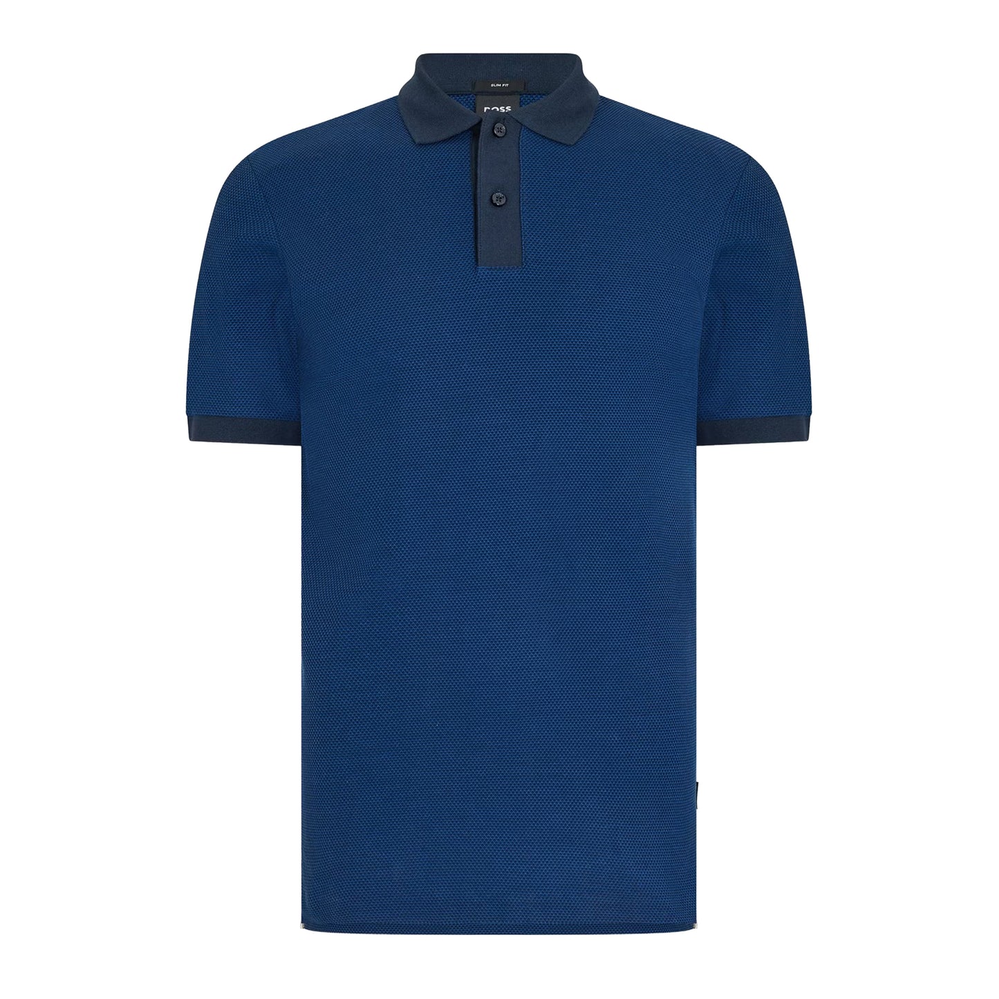 Dark Blue - Front - Boss Mens Phillipson Polo Shirt