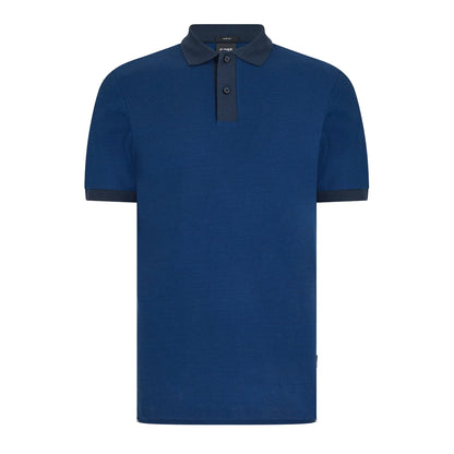 Dark Blue - Front - Boss Mens Phillipson Polo Shirt