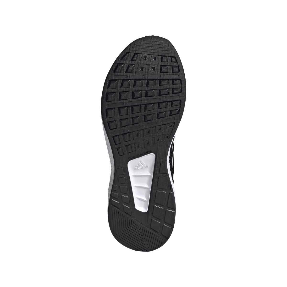 Black-Cloud White-Grey - Back - Adidas Womens-Ladies Runfalcon 2.0 Running Shoes
