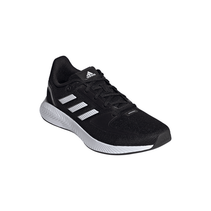 Black-Cloud White-Grey - Front - Adidas Womens-Ladies Runfalcon 2.0 Running Shoes