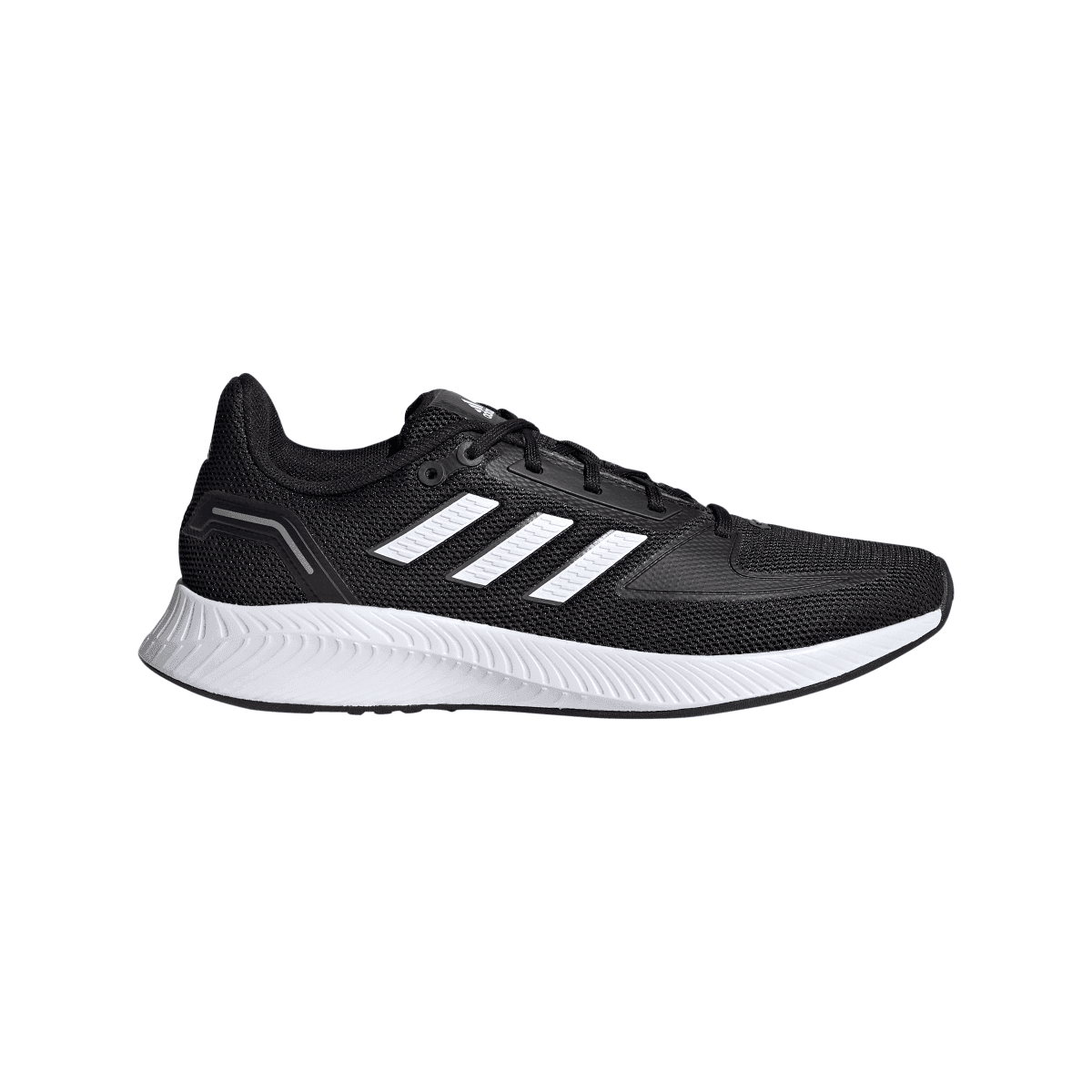 Black-Cloud White-Grey - Side - Adidas Womens-Ladies Runfalcon 2.0 Running Shoes