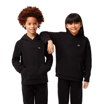 Black - Side - Lacoste Childrens-Kids Oth Hoodie