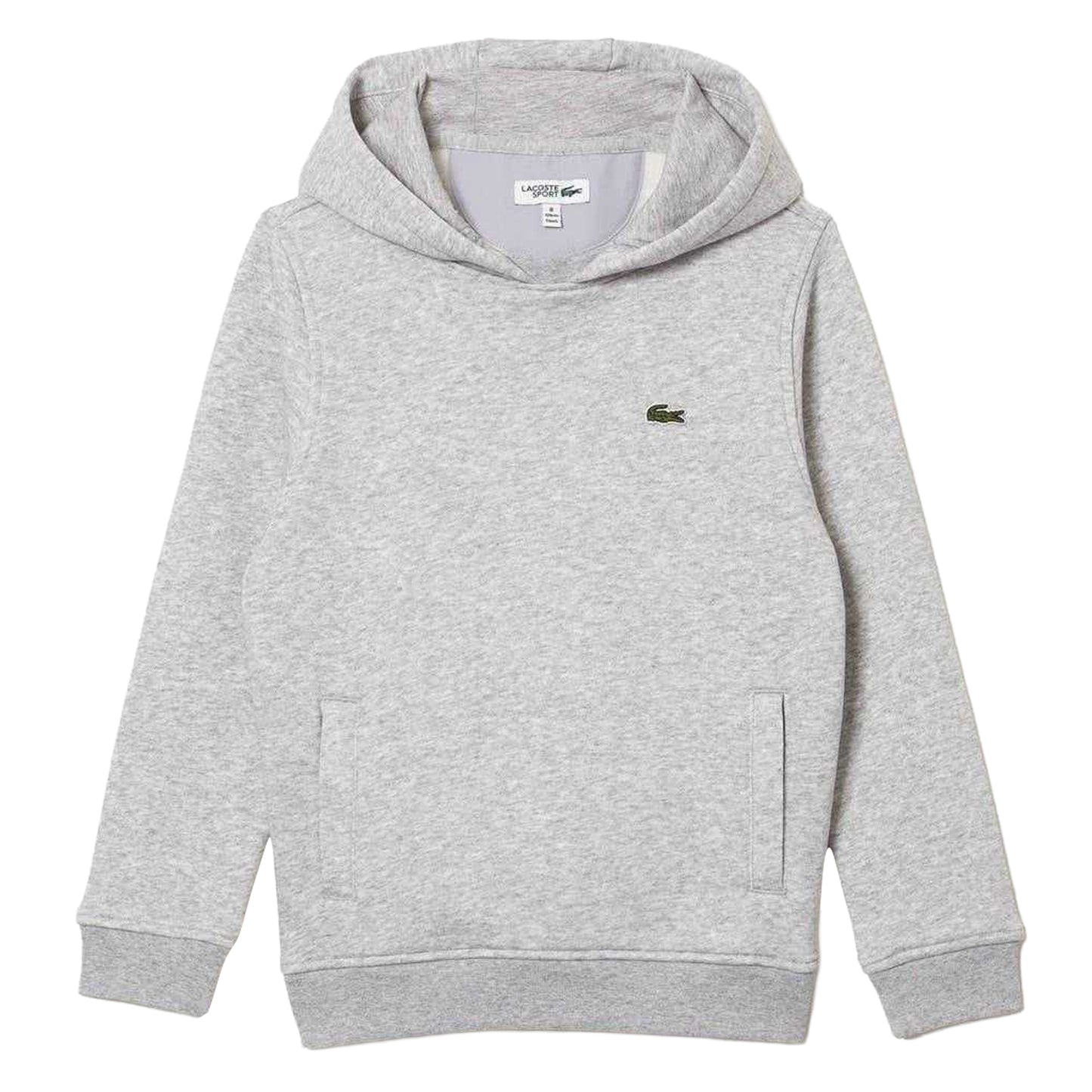 Grey - Front - Lacoste Childrens-Kids Oth Hoodie