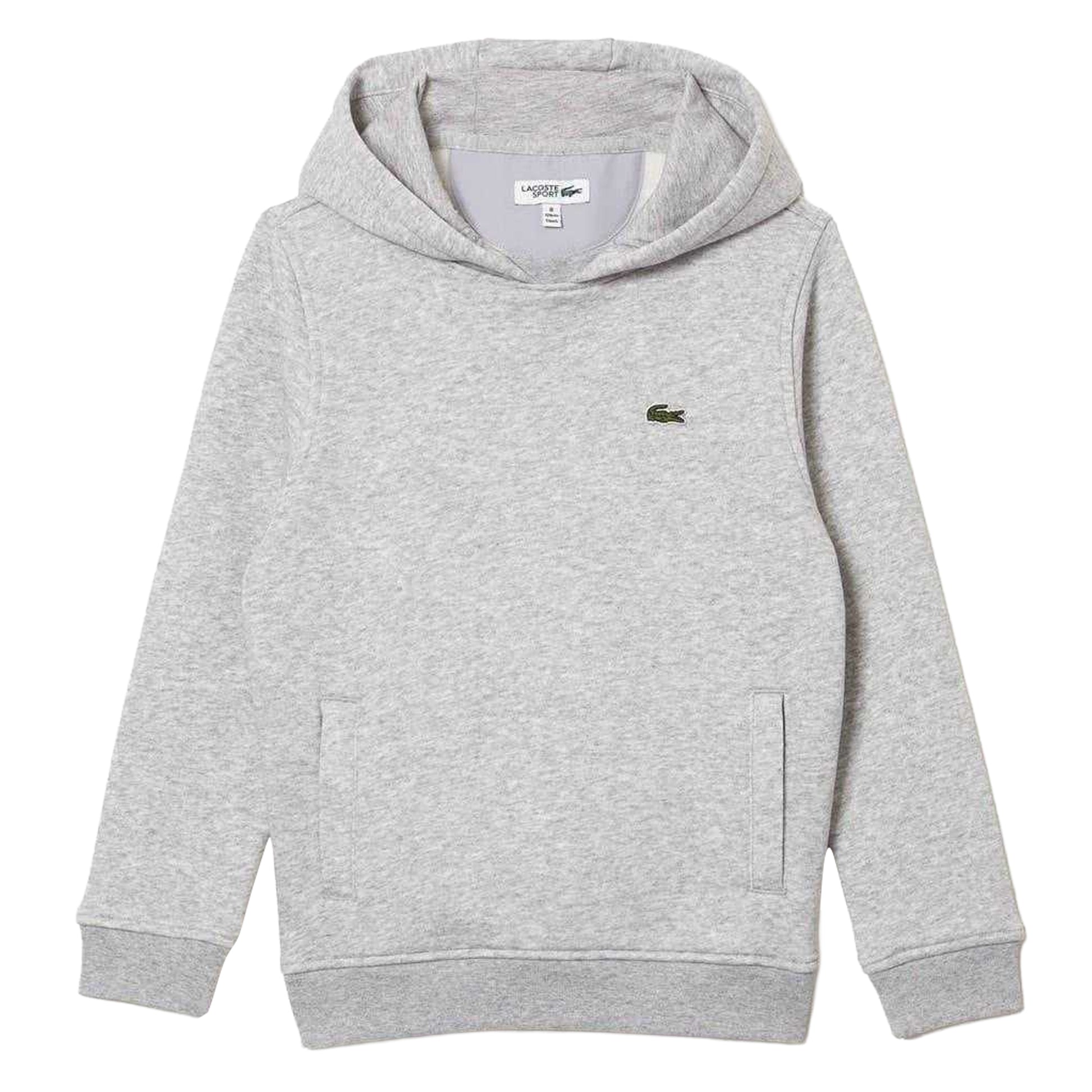 Grey - Front - Lacoste Childrens-Kids Oth Hoodie