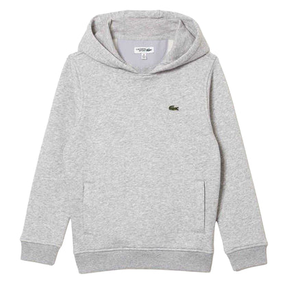 Grey - Front - Lacoste Childrens-Kids Oth Hoodie
