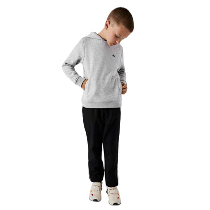 Grey - Side - Lacoste Childrens-Kids Oth Hoodie