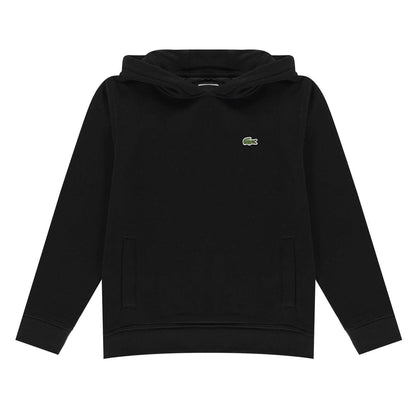 Black - Front - Lacoste Childrens-Kids Oth Hoodie