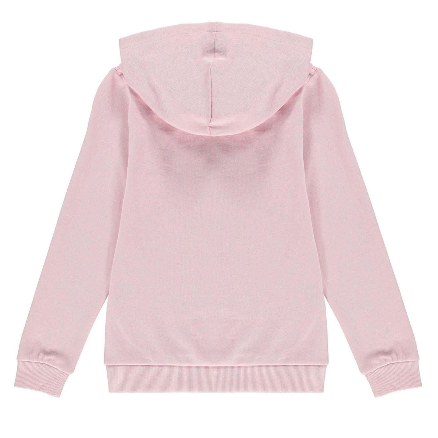 Pink - Back - Guess Childrens-Kids Logo Cotton Hoodie