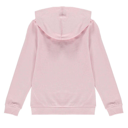 Pink - Back - Guess Childrens-Kids Logo Cotton Hoodie