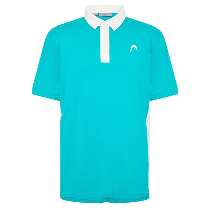 Blue - Front - Head Mens Slice Polo Shirt