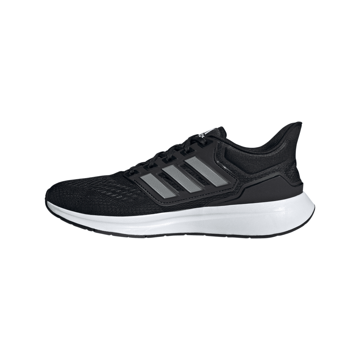 Core Black-Iron-Carbon - Side - Adidas Mens EQ21 Running Shoes