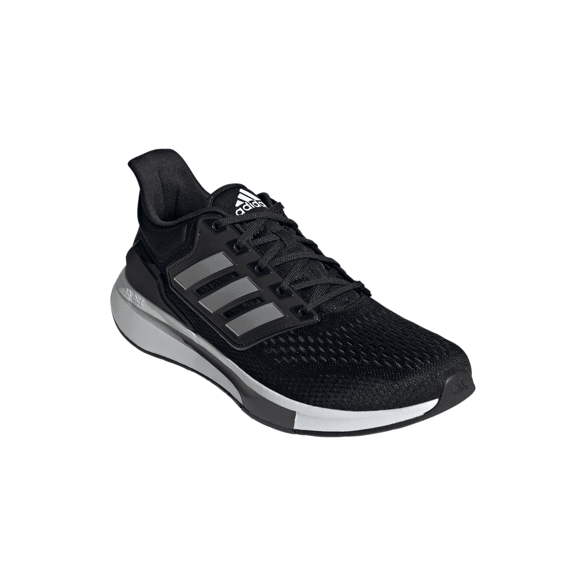 Core Black-Iron-Carbon - Front - Adidas Mens EQ21 Running Shoes