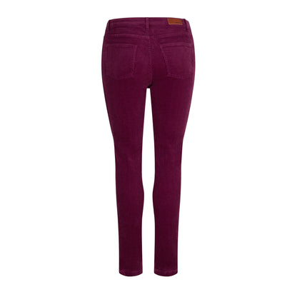 Purple - Back - Musto Womens-Ladies Country Straight Leg Trousers
