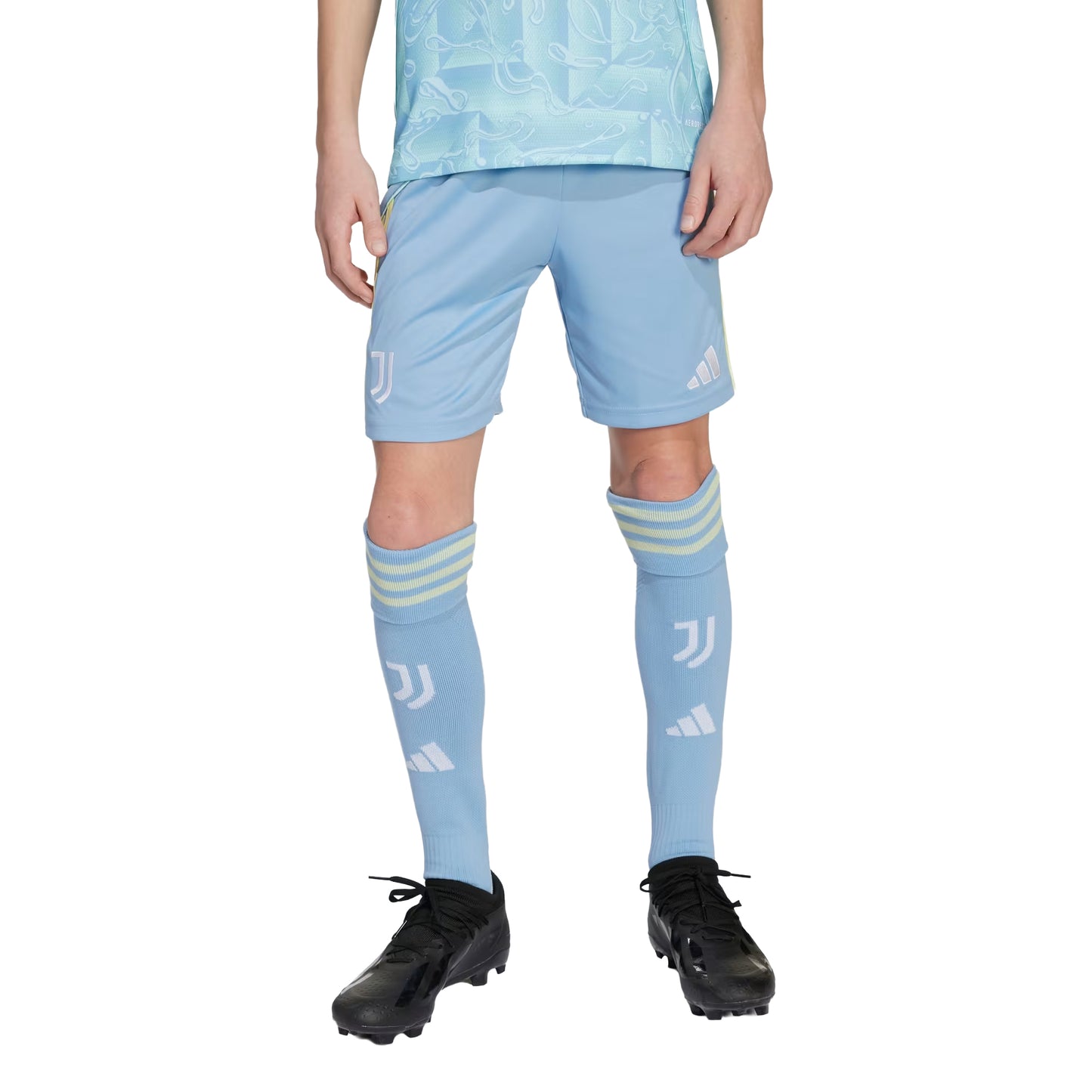 Blue - Back - Adidas Childrens-Kids 2025-2026 Juventus FC Football Shorts
