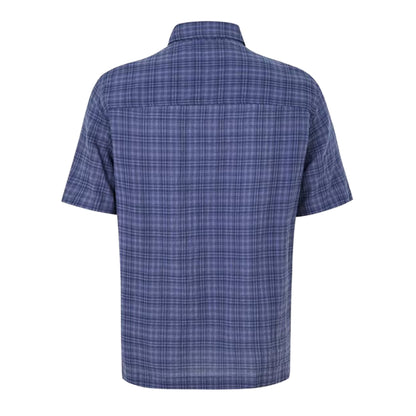 Indigo - Back - Jack Wills Mens Checked Pocket Shirt