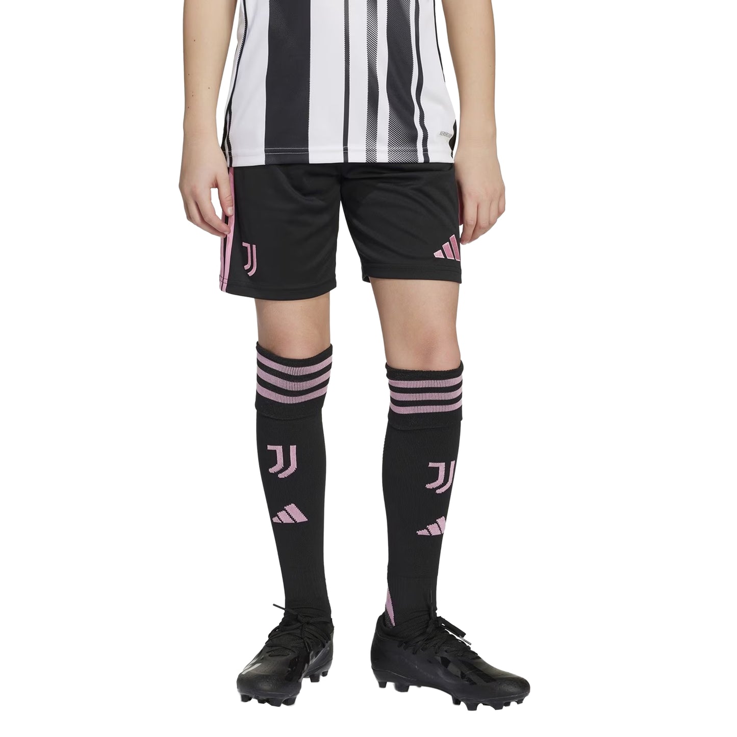 Black - Back - Adidas Childrens-Kids 2025-2026 Juventus FC Home Shorts