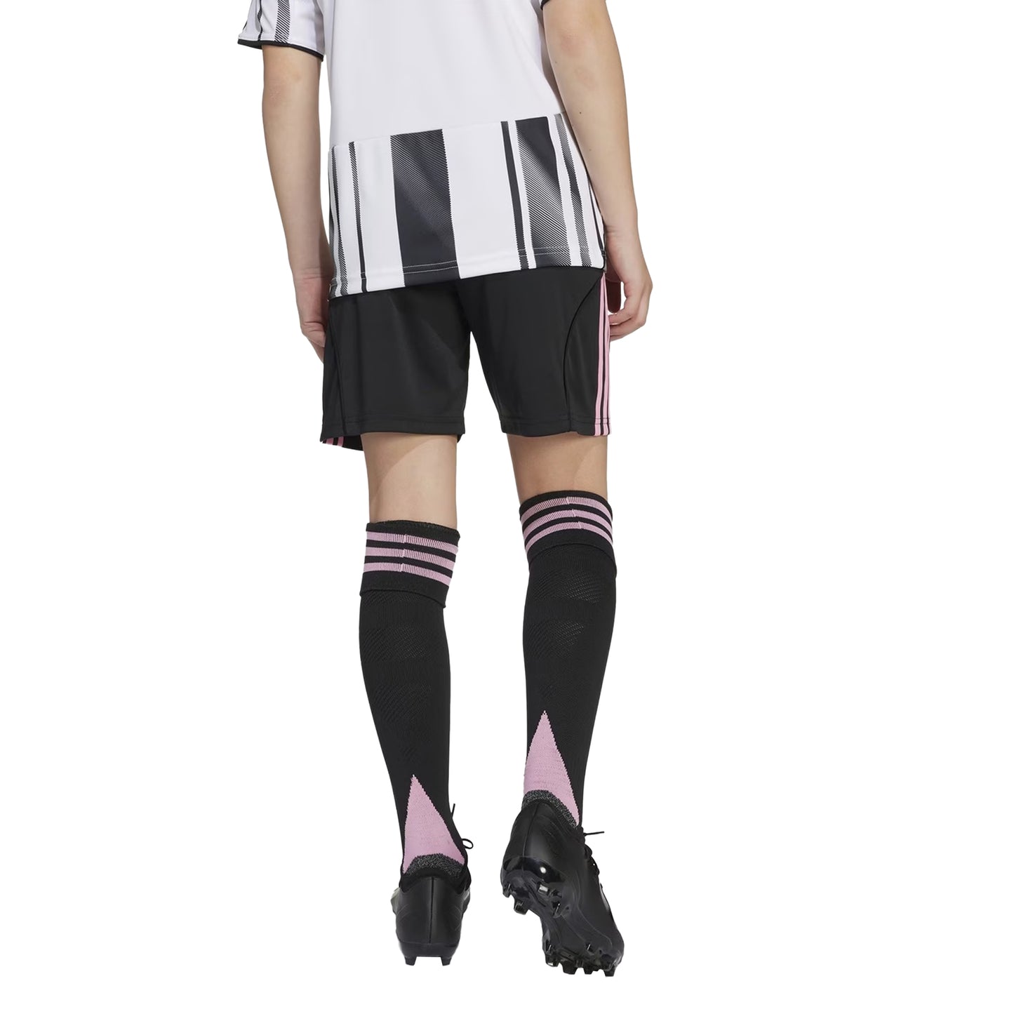 Black - Side - Adidas Childrens-Kids 2025-2026 Juventus FC Home Shorts