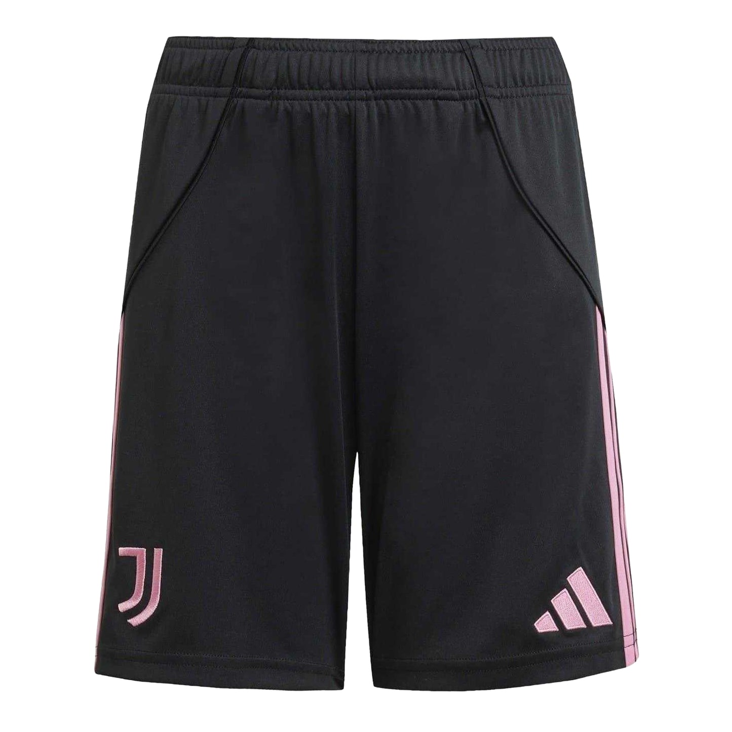 Black - Front - Adidas Childrens-Kids 2025-2026 Juventus FC Home Shorts