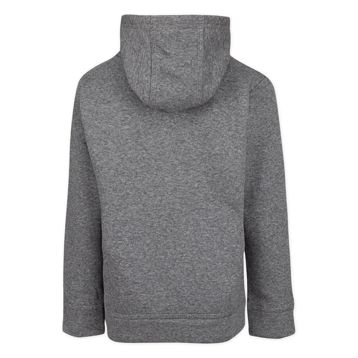Carbon Heather - Back - Nike Baby Embroidered Logo Hoodie