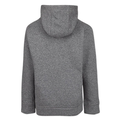 Carbon Heather - Back - Nike Baby Embroidered Logo Hoodie