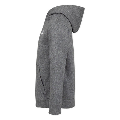 Carbon Heather - Side - Nike Baby Embroidered Logo Hoodie