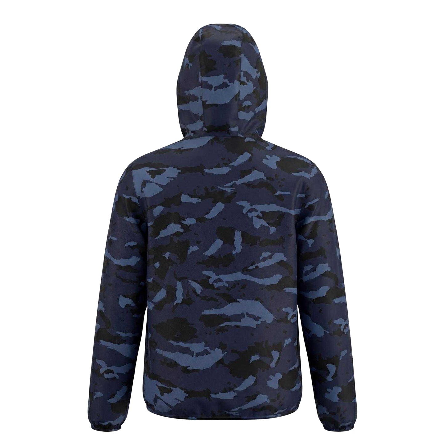 Blue-Black - Back - Gelert Childrens-Kids Camo Waterproof Jacket