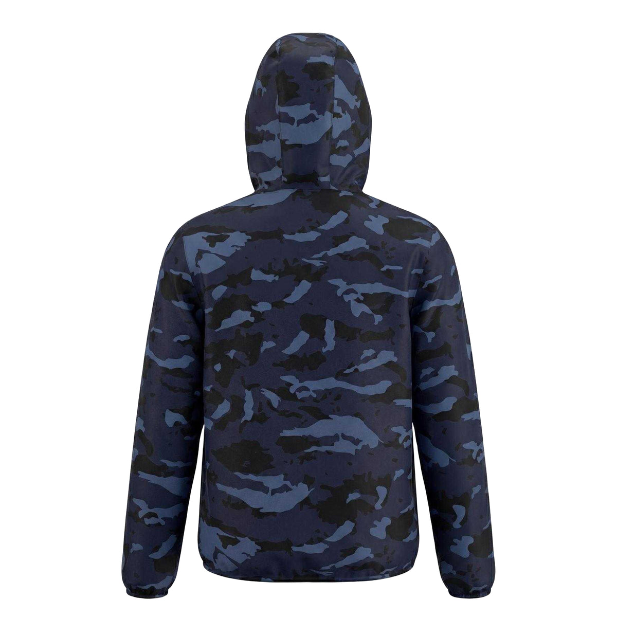 Blue-Black - Back - Gelert Childrens-Kids Camo Waterproof Jacket