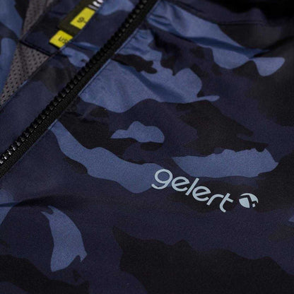 Blue-Black - Lifestyle - Gelert Childrens-Kids Camo Waterproof Jacket