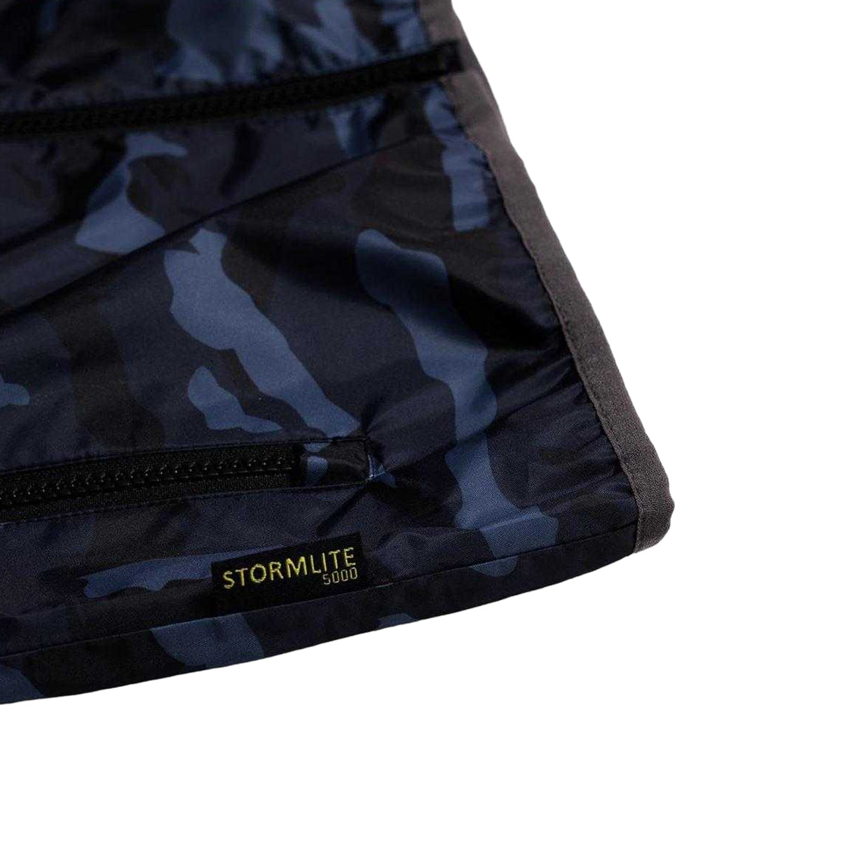 Blue-Black - Pack Shot - Gelert Childrens-Kids Camo Waterproof Jacket