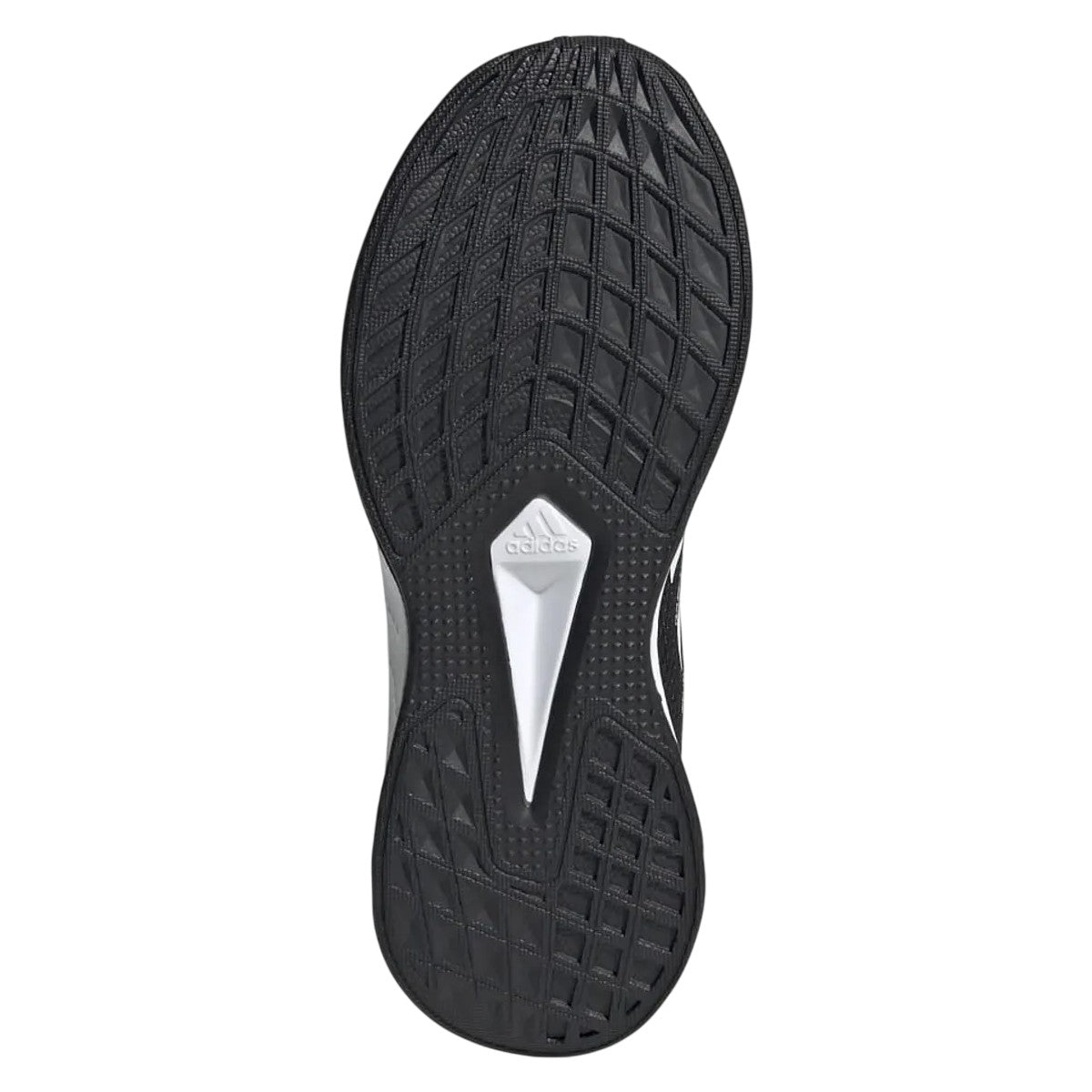 Black-White - Side - Adidas Childrens-Kids Duramo 10 Running Shoes