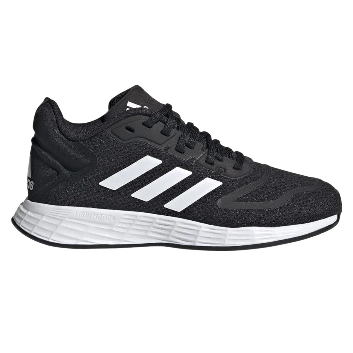 Black-White - Lifestyle - Adidas Childrens-Kids Duramo 10 Running Shoes
