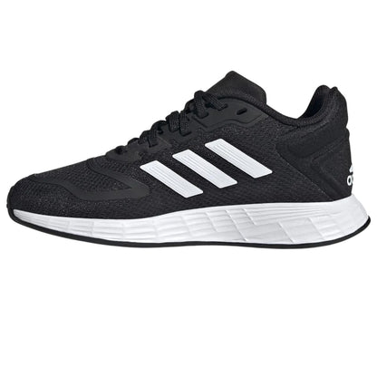 Black-White - Pack Shot - Adidas Childrens-Kids Duramo 10 Running Shoes