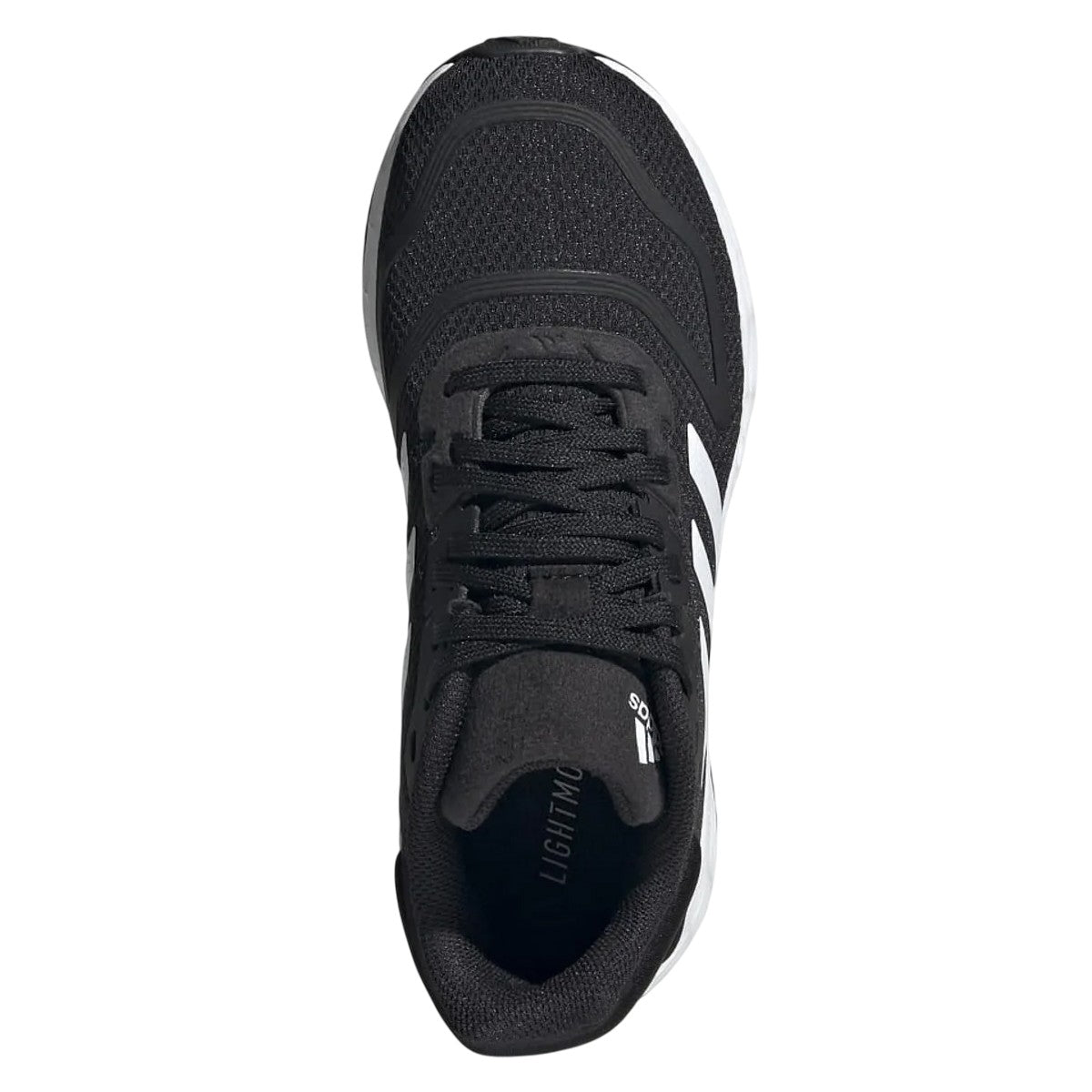 Black-White - Close up - Adidas Childrens-Kids Duramo 10 Running Shoes