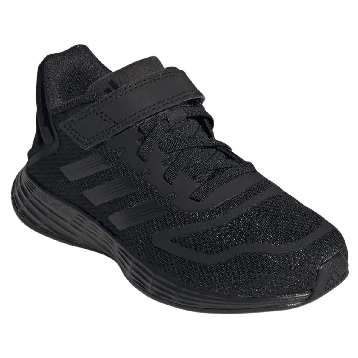 Black - Front - Adidas Childrens-Kids Duramo 10 Running Shoes