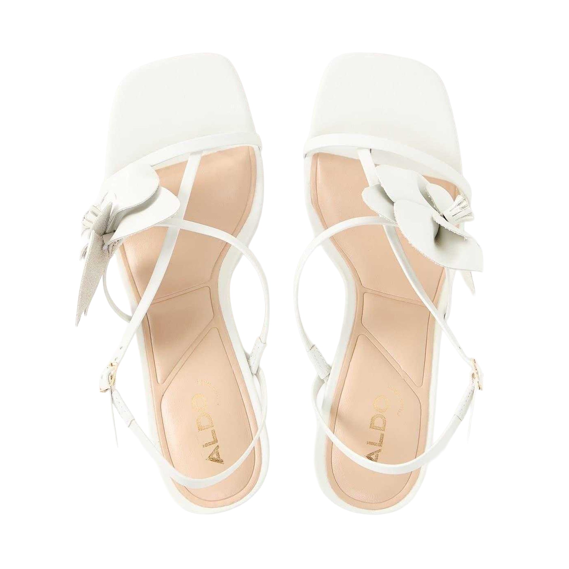White - Lifestyle - Aldo Womens-Ladies Floral Evening Sandals