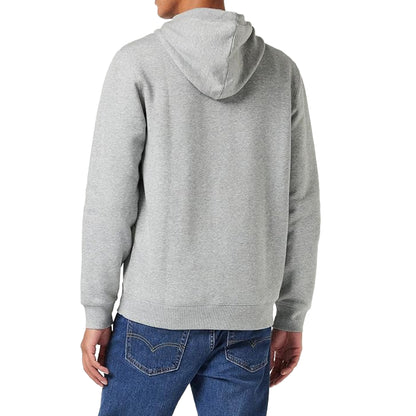 Heather Grey - Side - Original Penguin Mens Pete Regular Hoodie