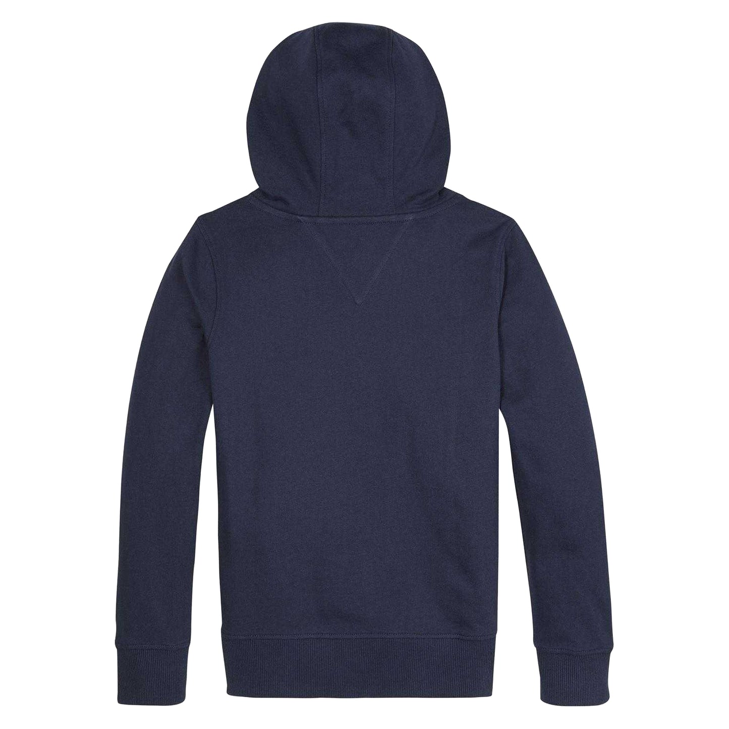 Navy - Back - Tommy Hilfiger Boys Embroidered Logo Cotton Hoodie