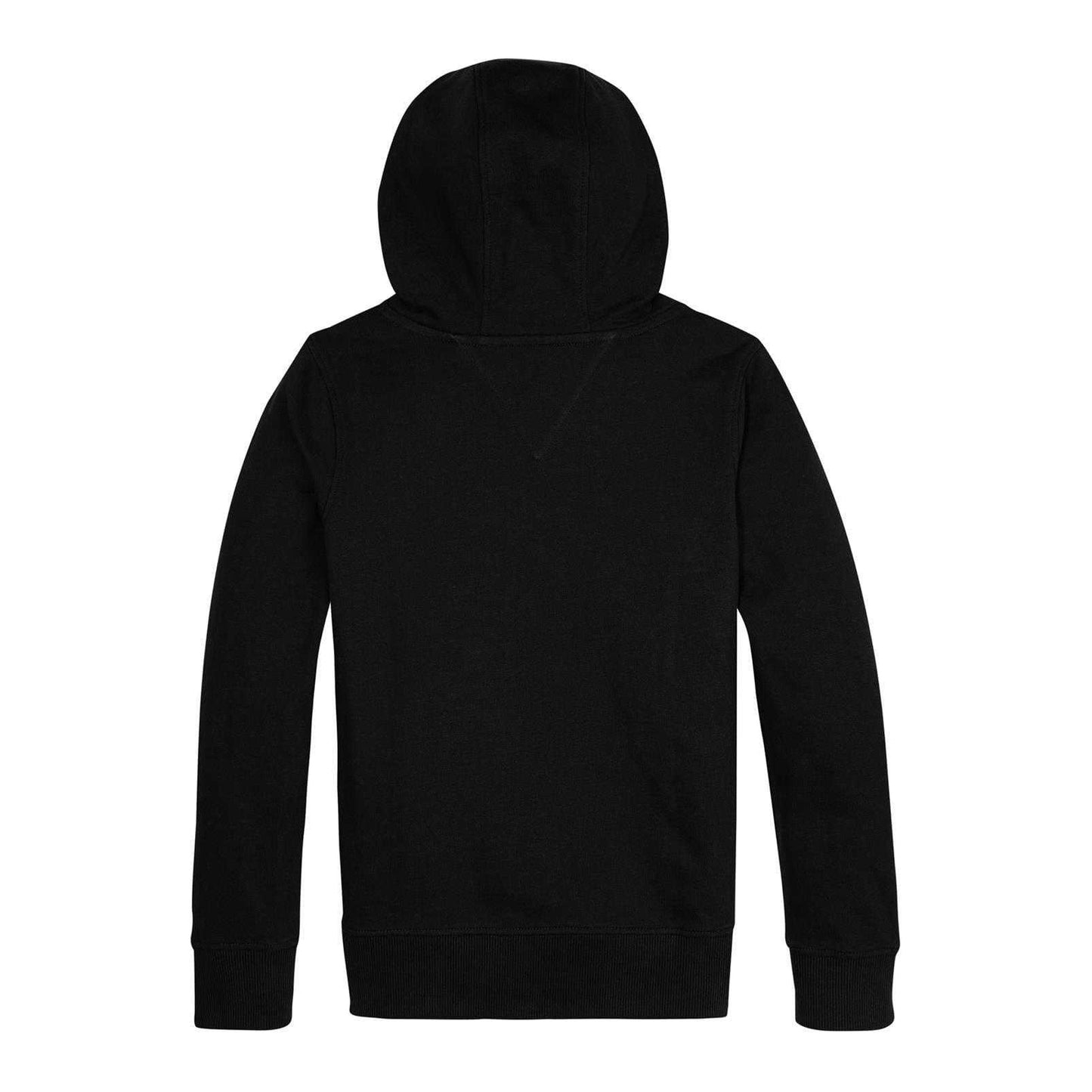Black - Back - Tommy Hilfiger Boys Embroidered Logo Cotton Hoodie