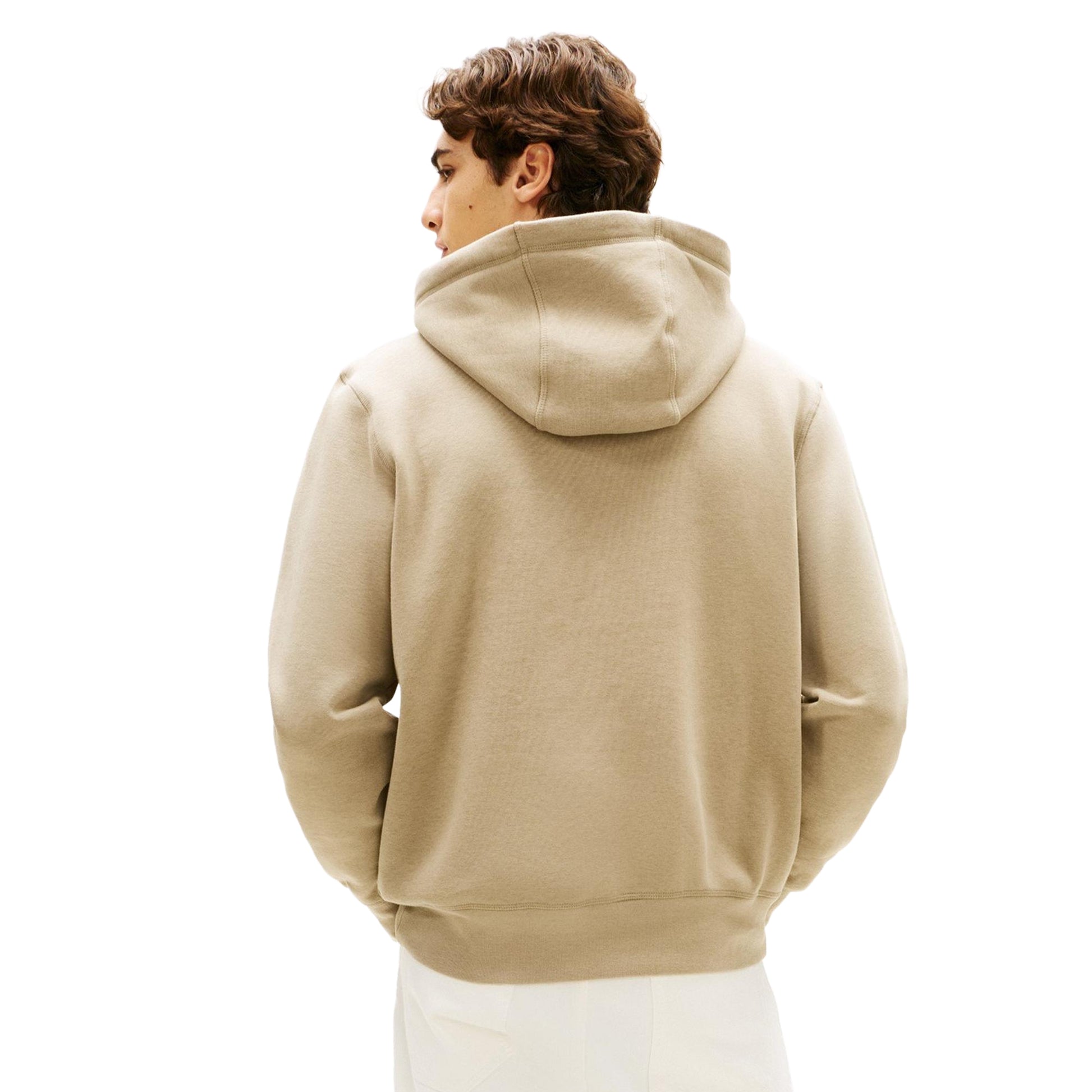 Beige - Lifestyle - Tommy Hilfiger Mens Logo Hoodie