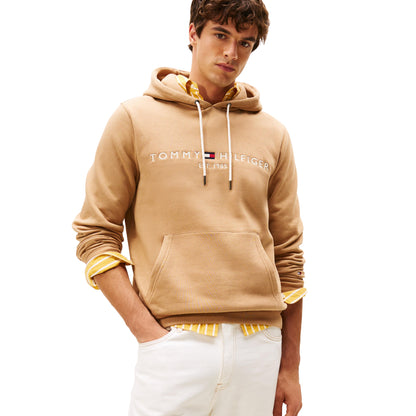 Camel - Side - Tommy Hilfiger Mens Logo Hoodie
