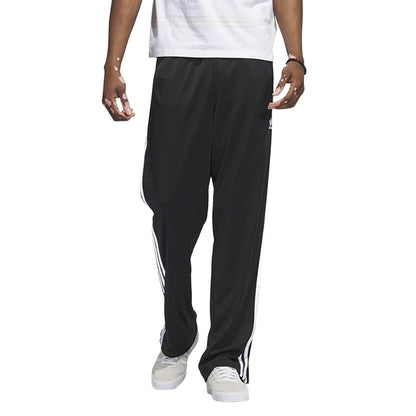 Black - Side - Adidas Mens Firebird Woven Regular Trousers