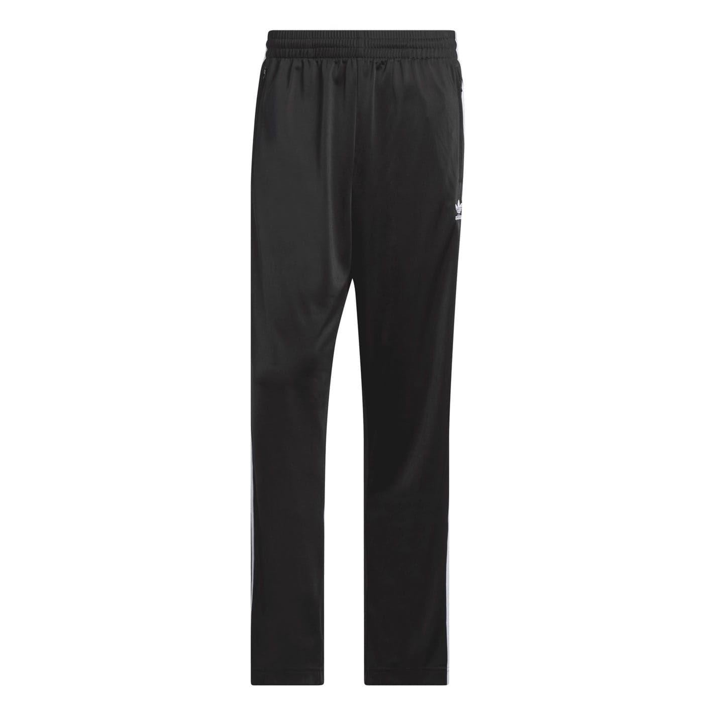 Black - Front - Adidas Mens Firebird Woven Regular Trousers