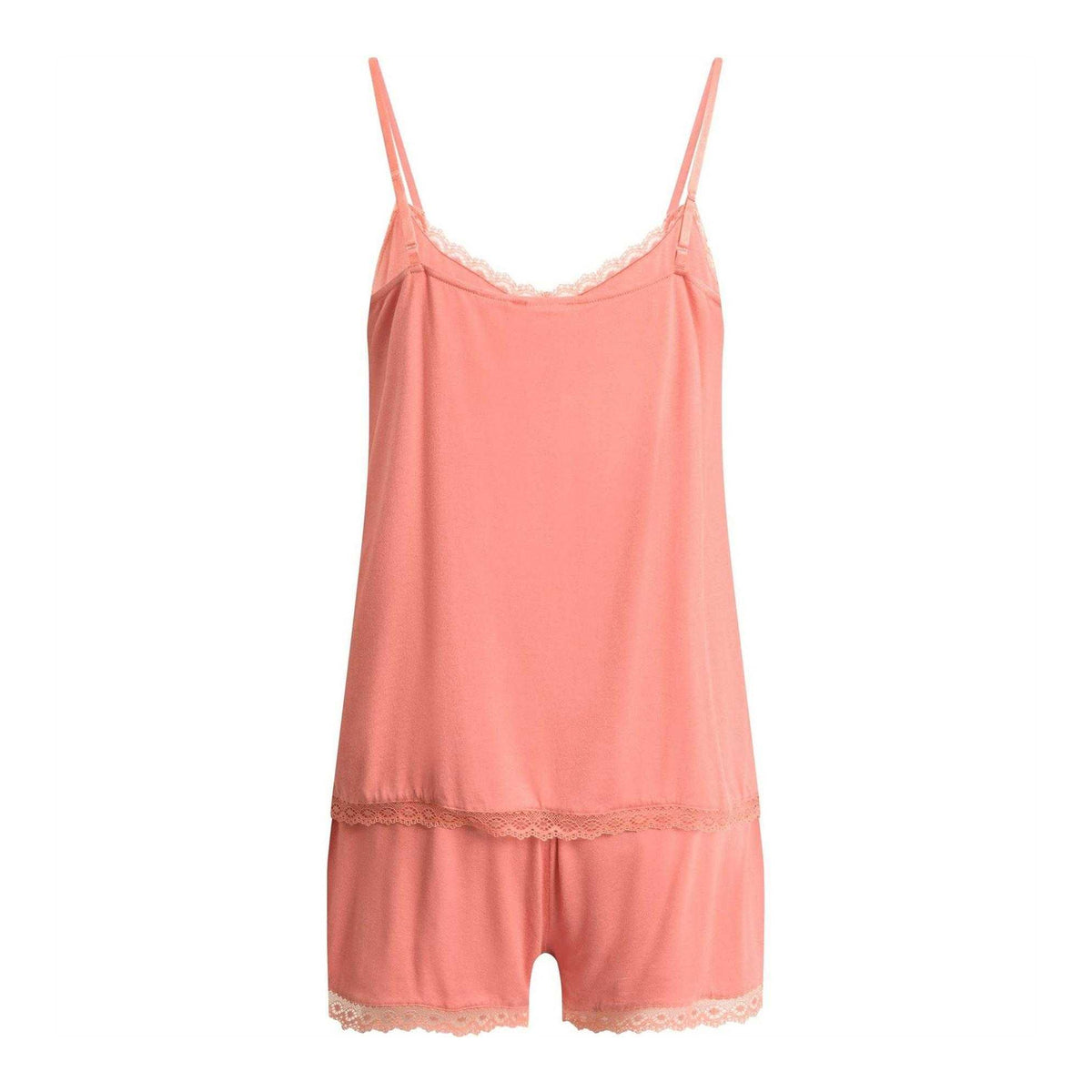 Rose - Back - CCDK Copenhagen Womens-Ladies Kendall Lace Short Pyjama Set