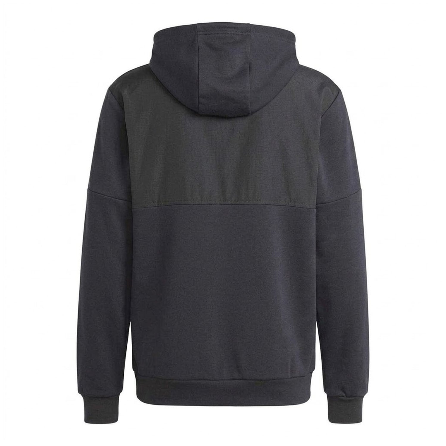 Black - Back - Adidas Mens Utility Logo Hoodie