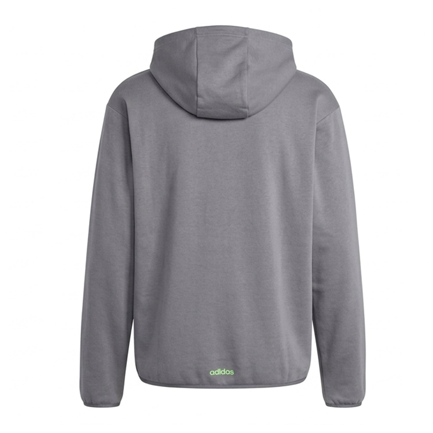 Carbon - Back - Adidas Mens Utility Logo Hoodie