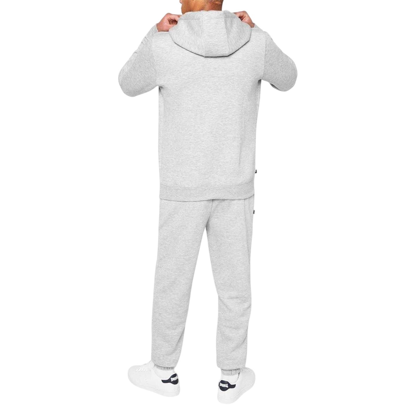 Grey Marl - Lifestyle - Lonsdale Mens Essential Oth Hoodie