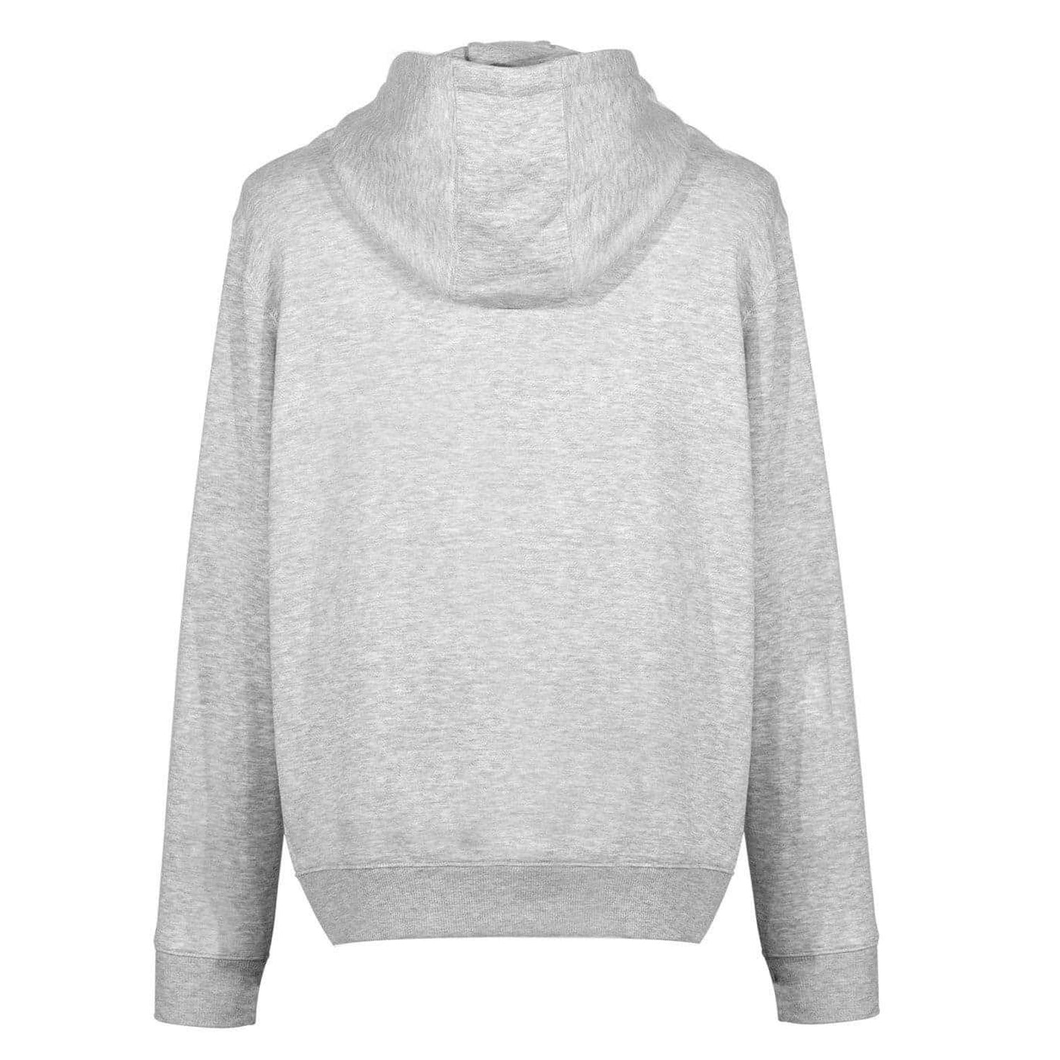 Grey Marl - Back - Lonsdale Mens Essential Oth Hoodie